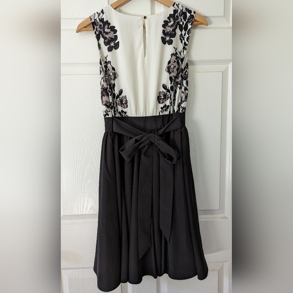 Jacob Black and White Sleeveless Dress Size L - Picture 2 of 5